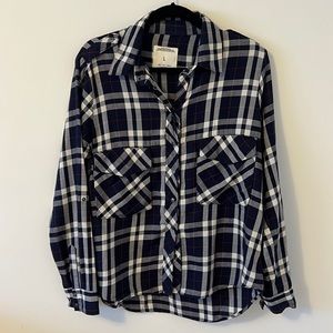 ZARA Women’s Plaid Button Down